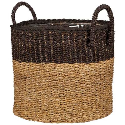 scheurich Zeegras 23, plantenbak van wilgenhout met handgrepen van zeegras, kleur bruin, diameter 24 cm x hoogte 20 cm, inhoud 7,5 liter scheurich Zeegras 23, plantenbak van wilgenhout met handgrepen van zeegras, kleur bruin, diameter 24 cm x hoogte 20 cm, inhoud 7,5 liter