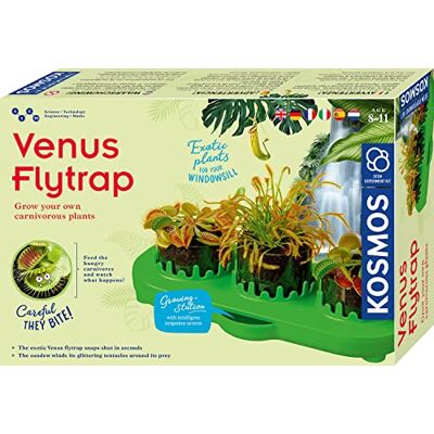 Kosmos 616977 Vleesetende planten, insecticiden, complete set, kweekstation, zaden, aarde, pipet, experimenteerdoos voor kinderen vanaf 8 jaar, meertalige handleiding (Frans Kosmos 616977 Vleesetende planten, insecticiden, complete set, kweekstation, zaden, aarde, pipet, experimenteerdoos voor kinderen vanaf 8 jaar, meertalige handleiding (Frans