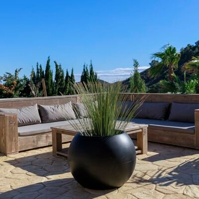 newgarden Dalia Ronde bloempot voor bloemen en planten, zeer robuust, voor buiten, verschillende maten, inclusief reservoir en waterafvoer, piepschuim, Made in Spanje newgarden Dalia Ronde bloempot voor bloemen en planten, zeer robuust, voor buiten, verschillende maten, inclusief reservoir en waterafvoer, piepschuim, Made in Spanje