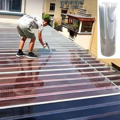Pxzybd 4 mm polycarbonaat dakplaten, regenbestendig, sneeuw- en uv-bestendig, gemakkelijk te buigen en te snijden, waterdichte en transparante kunststof dakplaten voor tuinhuisje Pxzybd 4 mm polycarbonaat dakplaten, regenbestendig, sneeuw- en uv-bestendig, gemakkelijk te buigen en te snijden, waterdichte en transparante kunststof dakplaten voor tuinhuisje