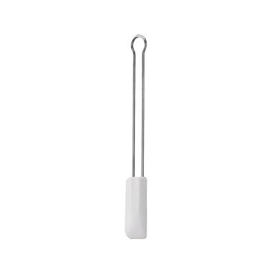RÖSLE Siliconen pannenschraper, spatel als bak- en keukengereedschap, duurzame siliconen, wit, 20 cm, smal, roestvrij staal 18/10, -30 °C tot +200 °C, vaatwasmachinebestendig RÖSLE Siliconen pannenschraper, spatel als bak- en keukengereedschap, duurzame siliconen, wit, 20 cm, smal, roestvrij staal 18/10, -30 °C tot +200 °C, vaatwasmachinebestendig