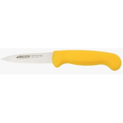 Arcos Serie 2900 Schilmes Lemmet van nitrum roestvrij staal Polypropyleen handvat Geel 7,6 cm Arcos Serie 2900 Schilmes Lemmet van nitrum roestvrij staal Polypropyleen handvat Geel 7,6 cm