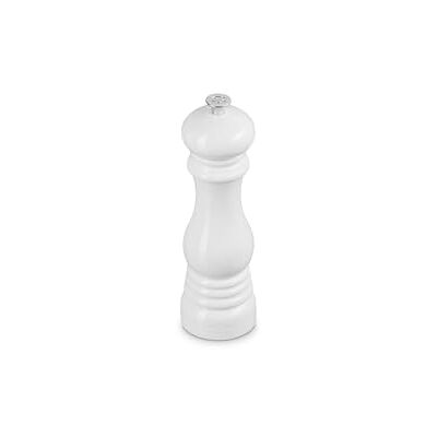 Le Creuset Zoutmolen, klassiek, verstelbaar, ABS plastic, splinterbestendig, corrosiebestendig, 21 cm, wit, 96002000010000 Le Creuset Zoutmolen, klassiek, verstelbaar, ABS plastic, splinterbestendig, corrosiebestendig, 21 cm, wit, 96002000010000