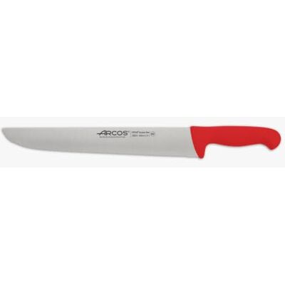Arcos Serie 2900 schroefdraadmes, halfflexibel, lemmet van nitrum-roestvrij staal, 190 mm, handvat van polypropyleen, rood Arcos Serie 2900 schroefdraadmes, halfflexibel, lemmet van nitrum-roestvrij staal, 190 mm, handvat van polypropyleen, rood
