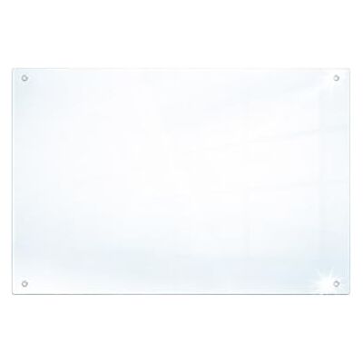 DarHaus Glazen fornuisafdekplaat, 30 x 52 cm, voor elektrische fornuizen of inductiekookplaten, spatbescherming, decoratieve snijplank, transparant DarHaus Glazen fornuisafdekplaat, 30 x 52 cm, voor elektrische fornuizen of inductiekookplaten, spatbescherming, decoratieve snijplank, transparant