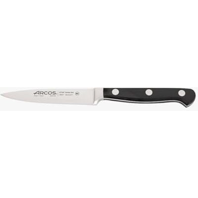 Arcos Serie Clasica, kantoormes, schilmes, lemmet van gesmeed roestvrij staal, nitrum, 100 mm, handvat van polyoxymethyleen (POM), kleur zwart Arcos Serie Clasica, kantoormes, schilmes, lemmet van gesmeed roestvrij staal, nitrum, 100 mm, handvat van polyoxymethyleen (POM), kleur zwart