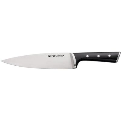 Tefal K2320214 Ice Force koksmes, 20 cm, zwart Tefal K2320214 Ice Force koksmes, 20 cm, zwart