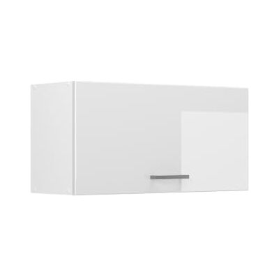 Vicco Elément haut de cuisine "R-Line", Blanc Haute brillance/Blanc 80 cm Porte s'ouvrant vers le haut · 1 Tablette · Profondeur – 31 cm · Librement combinable · ✓ Rangement pratique Vicco Elément haut de cuisine "R-Line", Blanc Haute brillance/Blanc 80 cm Porte s'ouvrant vers le haut · 1 Tablette · Profondeur – 31 cm · Librement combinable · ✓ Rangement pratique