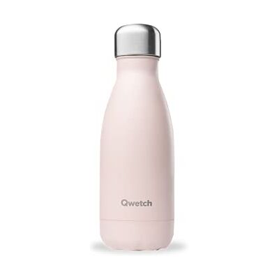 QWETCH Thermosfles pastel-roze 260 ml – Drinkfles voor onderweg van roestvrij staal – 24 uur koud en 12 uur warm – Waterdicht, BPA-vrij en herbruikbaar – Thermosfles voor sport, reizen, kantoor QWETCH Thermosfles pastel-roze 260 ml – Drinkfles voor onderweg van roestvrij staal – 24 uur koud en 12 uur warm – Waterdicht, BPA-vrij en herbruikbaar – Thermosfles voor sport, reizen, kantoor
