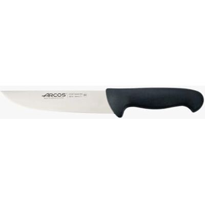 Arcos Serie 2900 vleesmes steakmes nitrumlemmet roestvrij staal 180 mm handvat polypropyleen kleur zwart Arcos Serie 2900 vleesmes steakmes nitrumlemmet roestvrij staal 180 mm handvat polypropyleen kleur zwart
