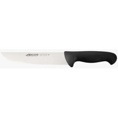 Arcos Series 2900 vleesmes, steakmes, lemmet roestvrij staal nitrum, 210 mm, handvat van polypropyleen, zwart Arcos Series 2900 vleesmes, steakmes, lemmet roestvrij staal nitrum, 210 mm, handvat van polypropyleen, zwart
