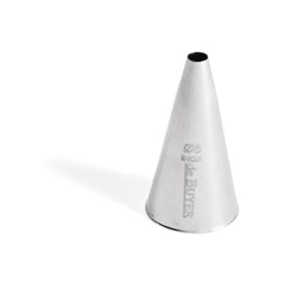 DE BUYER Spuit van roestvrij staal Diameter 0,5 cm Van roestvrij staal, ideaal voor decoreren, vullen en vullen, zonder solderen voor perfecte hygiëne, past in banketzakken DE BUYER Spuit van roestvrij staal Diameter 0,5 cm Van roestvrij staal, ideaal voor decoreren, vullen en vullen, zonder solderen voor perfecte hygiëne, past in banketzakken