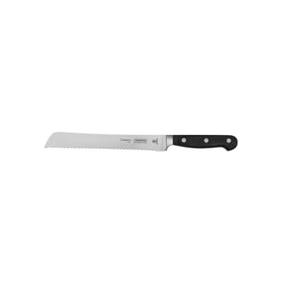 Tramontina 24009-108 Century broodmes roestvrij staal DIN 1.4110 zwart 20 cm Tramontina 24009-108 Century broodmes roestvrij staal DIN 1.4110 zwart 20 cm