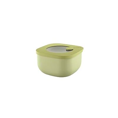Guzzini Kitchen Active Design, STORE&MORE BIO, luchtdichte lage container voor koelkast/vriezer/magnetron (S) avocadogroen, 12,2 x 12,2 x h 6,8 cm 450cc 170719253 Guzzini Kitchen Active Design, STORE&MORE BIO, luchtdichte lage container voor koelkast/vriezer/magnetron (S) avocadogroen, 12,2 x 12,2 x h 6,8 cm 450cc 170719253