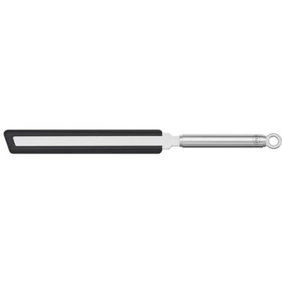 RÖSLE Pannenkoekspatel van hoogwaardige siliconen voor het omdraaien van pannenkoeken en het gladmaken van deeg en crèmes, roestvrij staal 18/10, siliconen, 32,5 x 3 x 1,6 cm, zilver RÖSLE Pannenkoekspatel van hoogwaardige siliconen voor het omdraaien van pannenkoeken en het gladmaken van deeg en crèmes, roestvrij staal 18/10, siliconen, 32,5 x 3 x 1,6 cm, zilver