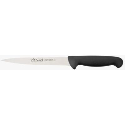 Arcos Serie 2900 vismes, lemmet roestvrij staal nitrum, 170 mm, handvat van polypropyleen, zwart Arcos Serie 2900 vismes, lemmet roestvrij staal nitrum, 170 mm, handvat van polypropyleen, zwart