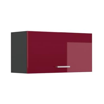 Vicco Elément haut de cuisine "R-Line", Rouge brillant/Anthracite 80 cm Porte s'ouvrant vers le haut · 1 Tablette · Profondeur – 31 cm · Librement combinable · ✓ Rangement pratique Vicco Elément haut de cuisine "R-Line", Rouge brillant/Anthracite 80 cm Porte s'ouvrant vers le haut · 1 Tablette · Profondeur – 31 cm · Librement combinable · ✓ Rangement pratique