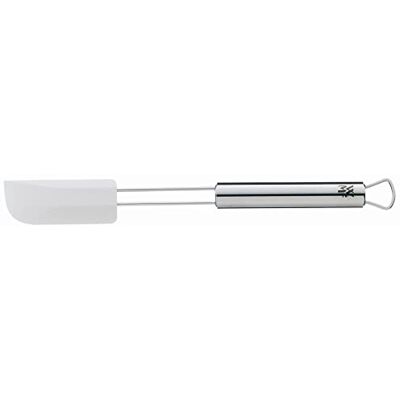 WMF Profi Plus deegspatel, 24 x 3 cm, Cromargan roestvrij staal, deels mat, siliconen, vaatwasmachinebestendig, hittebestendig tot 200 °C, wit WMF Profi Plus deegspatel, 24 x 3 cm, Cromargan roestvrij staal, deels mat, siliconen, vaatwasmachinebestendig, hittebestendig tot 200 °C, wit