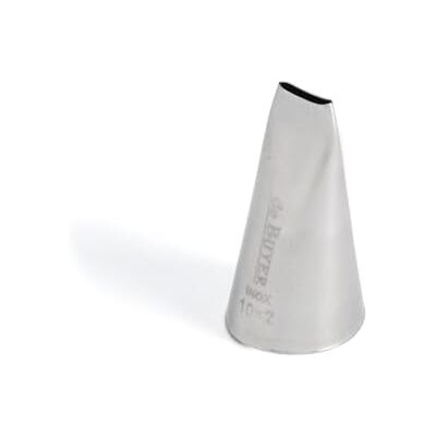 DE BUYER Roestvrij stalen linthuls 10 x 2 mm Van roestvrij staal, ideaal voor decoreren, vullen en vullen, naadloos voor perfecte hygiëne, past in banketzakken DE BUYER Roestvrij stalen linthuls 10 x 2 mm Van roestvrij staal, ideaal voor decoreren, vullen en vullen, naadloos voor perfecte hygiëne, past in banketzakken