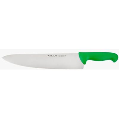 Arcos Professioneel koksmes – lemmet van roestvrij staal nitrum 30 cm – duurzaamheid en superieure snit – handvat van polypropyleen groen – serie 2900 Arcos Professioneel koksmes – lemmet van roestvrij staal nitrum 30 cm – duurzaamheid en superieure snit – handvat van polypropyleen groen – serie 2900