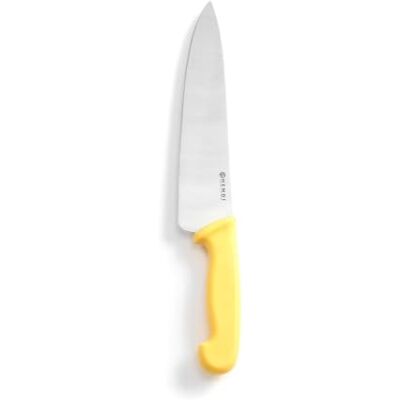 HENDI Koksmes, geel, 385 x 25 x 40 mm HENDI Koksmes, geel, 385 x 25 x 40 mm