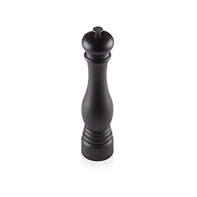Le Creuset Zoutmolen, klassiek, verstelbaar, groot model, ABS plastic, splinterbestendig, corrosiebestendig, 518 g, matzwart, 96002800000000 Le Creuset Zoutmolen, klassiek, verstelbaar, groot model, ABS plastic, splinterbestendig, corrosiebestendig, 518 g, matzwart, 96002800000000