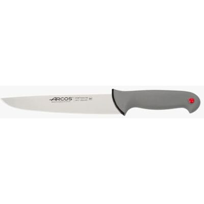 Arcos Series Colour Proof 20,3 cm slagersmes van roestvrij staal met elastomeer gecoat polypropyleen handvat zwart Arcos Series Colour Proof 20,3 cm slagersmes van roestvrij staal met elastomeer gecoat polypropyleen handvat zwart