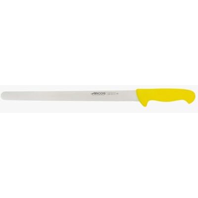 Arcos Serie 2900 vezelmes, flexibel, lemmet van roestvrij staal nitrum, 350 mm, gespoten handvat van polypropyleen, geel Arcos Serie 2900 vezelmes, flexibel, lemmet van roestvrij staal nitrum, 350 mm, gespoten handvat van polypropyleen, geel