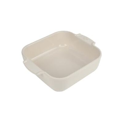 Peugeot Appolia ovenschaal vierkant 21 cm ecru Peugeot Appolia ovenschaal vierkant 21 cm ecru