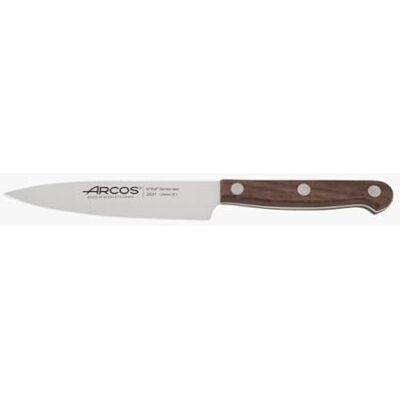 Arcos Serie Atlantico Groentemes 120 mm Nitrum roestvrijstalen lemmet Handgreep van rozenhout kleur bruin Arcos Serie Atlantico Groentemes 120 mm Nitrum roestvrijstalen lemmet Handgreep van rozenhout kleur bruin