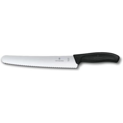 Victorinox Swiss Classic Brot- en koperen messer, 22 cm, blister, zwart, 34,2 x 5 x 1,3 cm Victorinox Swiss Classic Brot- en koperen messer, 22 cm, blister, zwart, 34,2 x 5 x 1,3 cm