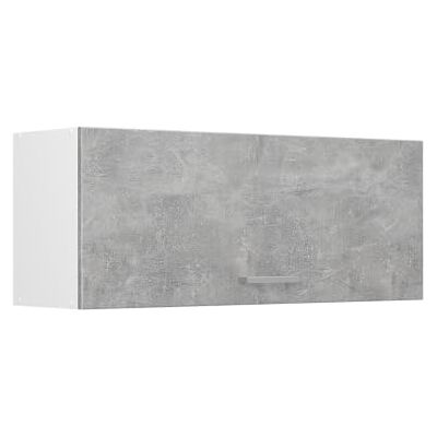 Vicco Elément haut de cuisine "R-Line", Béton/Blanc 100 cm Porte s'ouvrant vers le haut · 1 Tablette · Profondeur – 31 cm · Librement combinable · ✓ Rangement pratique Vicco Elément haut de cuisine "R-Line", Béton/Blanc 100 cm Porte s'ouvrant vers le haut · 1 Tablette · Profondeur – 31 cm · Librement combinable · ✓ Rangement pratique