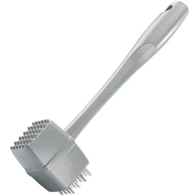 Westmark Vlees- en biefstukhamer, lengte 23,8 cm, roestvrij staal/aluminium met speciale voedselveilige coating, zilver, 62202260 Westmark Vlees- en biefstukhamer, lengte 23,8 cm, roestvrij staal/aluminium met speciale voedselveilige coating, zilver, 62202260