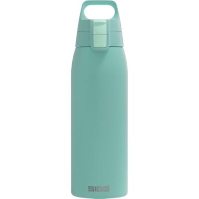 Sigg Shield One Drinkfles (0,75 l/1 l), waterdichte en herbruikbare roestvrijstalen drinkfles, duurzame roestvrijstalen waterfles met One Top sluiting voor eenvoudig openen, Glacier Sigg Shield One Drinkfles (0,75 l/1 l), waterdichte en herbruikbare roestvrijstalen drinkfles, duurzame roestvrijstalen waterfles met One Top sluiting voor eenvoudig openen, Glacier