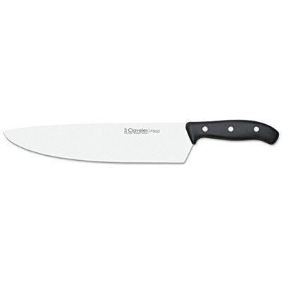 3 Claveles Domvs keukenmes, roestvrij staal, zwart, 25 cm 10 inch 3 Claveles Domvs keukenmes, roestvrij staal, zwart, 25 cm 10 inch