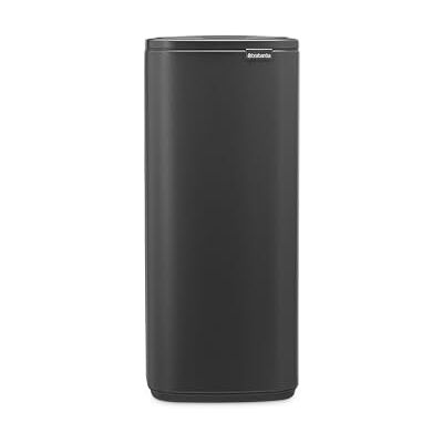 Brabantia Bo Touch vuilnisemmer 30 l (mineraalgrijs) – compacte keukenemmer met automatische soft-touch opening – afvalscheidingssysteem met afneembare emmer – gratis PerfectFit vuilniszakken Brabantia Bo Touch vuilnisemmer 30 l (mineraalgrijs) – compacte keukenemmer met automatische soft-touch opening – afvalscheidingssysteem met afneembare emmer – gratis PerfectFit vuilniszakken