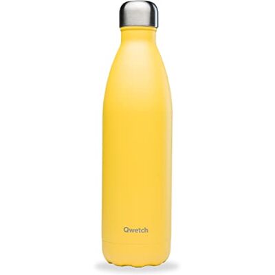 QWETCH Thermosfles Pop Geel, 750 ml – drinkfles Nomade roestvrij staal – 24 uur koud en 12 uur warm – waterdicht, BPA-vrij en herbruikbaar – thermosfles voor sport, reizen, kantoor, wandelen QWETCH Thermosfles Pop Geel, 750 ml – drinkfles Nomade roestvrij staal – 24 uur koud en 12 uur warm – waterdicht, BPA-vrij en herbruikbaar – thermosfles voor sport, reizen, kantoor, wandelen