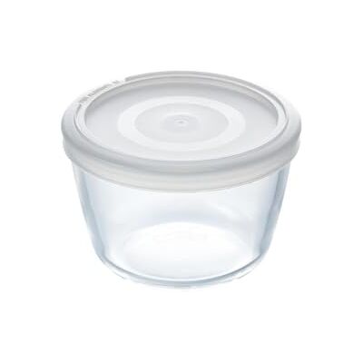 Pyrex Cook&Freeze Ronde kom met deksel van extra sterk borosilicaatglas, 12 cm, 0,6 l Pyrex Cook&Freeze Ronde kom met deksel van extra sterk borosilicaatglas, 12 cm, 0,6 l