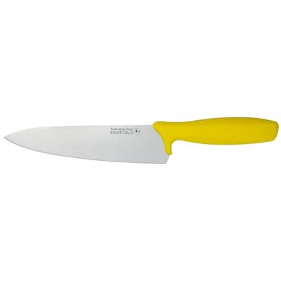 Rio Essentials Koksmes 20 cm, geel handvat voor gekookt vlees, kleurgecodeerd keukenmes voor hygiëne en voedselallergenen, roestvrij staal Rio Essentials Koksmes 20 cm, geel handvat voor gekookt vlees, kleurgecodeerd keukenmes voor hygiëne en voedselallergenen, roestvrij staal