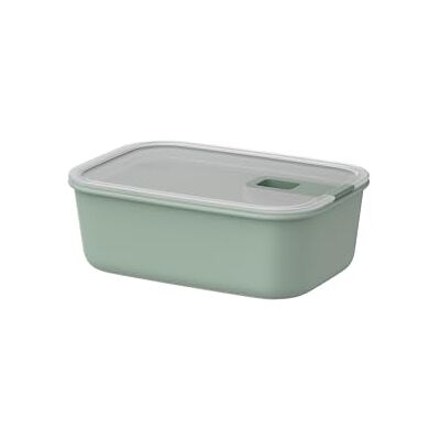 Mepal Boîte de conservation alimentaire EasyClip Boîte de rangement avec couvercle et fermeture à pression Pour le micro-ondes, le four à vapeur et le congélateur – 1000 ml – Nordic sage Mepal Boîte de conservation alimentaire EasyClip Boîte de rangement avec couvercle et fermeture à pression Pour le micro-ondes, le four à vapeur et le congélateur – 1000 ml – Nordic sage