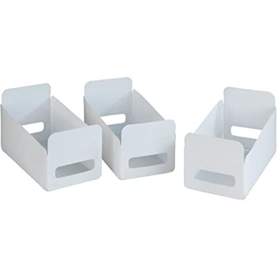 WENKO Opbergvakken, 3-delig, wit WENKO Opbergvakken, 3-delig, wit