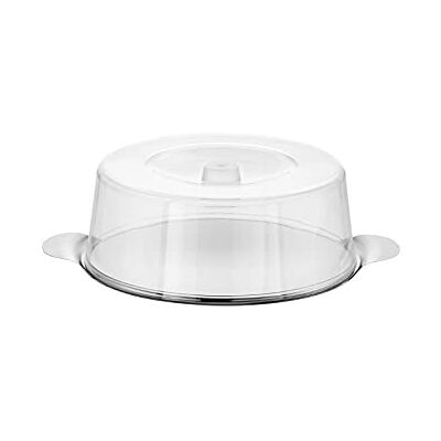 APS Taartplaat met deksel, hoogwaardige taartplaat van roestvrij staal, made in Germany, duurzaam en stapelbaar, 30 x 11 cm, niet vaatwasmachinebestendig APS Taartplaat met deksel, hoogwaardige taartplaat van roestvrij staal, made in Germany, duurzaam en stapelbaar, 30 x 11 cm, niet vaatwasmachinebestendig
