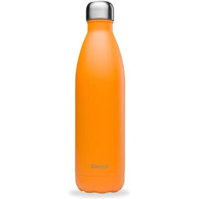 QWETCH Thermosfles Pop Orange 750 ml – drinkfles Nomade roestvrij staal – 24 uur koud en 12 uur warm – waterdicht, BPA-vrij en herbruikbaar – isoleerfles voor sport, reizen, kantoor, wandelen QWETCH Thermosfles Pop Orange 750 ml – drinkfles Nomade roestvrij staal – 24 uur koud en 12 uur warm – waterdicht, BPA-vrij en herbruikbaar – isoleerfles voor sport, reizen, kantoor, wandelen
