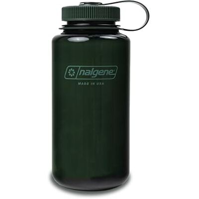 Nalgene Herbruikbare waterfles, effen, BPA-vrij, voor wandelen, fitnessstudio, 946 ml, onbreekbare jade Nalgene Herbruikbare waterfles, effen, BPA-vrij, voor wandelen, fitnessstudio, 946 ml, onbreekbare jade