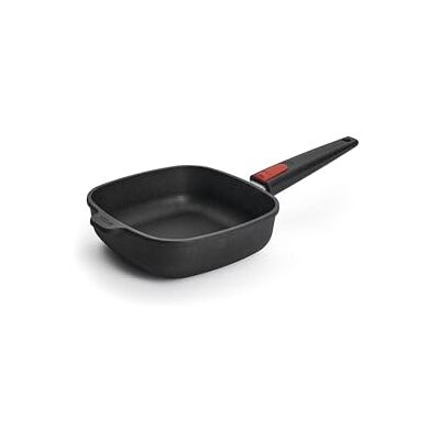 Woll Nowo Inductielijn gegoten pan, vierkant, 20 x 20 cm, 6,5 cm hoog, met afneembaar handvat Woll Nowo Inductielijn gegoten pan, vierkant, 20 x 20 cm, 6,5 cm hoog, met afneembaar handvat