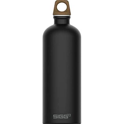 Sigg Traveller MyPlanet™ Direction Plain drinkfles (1,0 l), klimaatneutrale en lekvrije drinkfles, vederlichte drinkfles van aluminium, Made in Switzerland,1L Sigg Traveller MyPlanet™ Direction Plain drinkfles (1,0 l), klimaatneutrale en lekvrije drinkfles, vederlichte drinkfles van aluminium, Made in Switzerland,1L