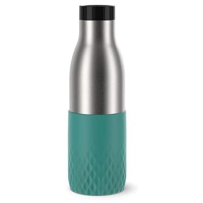 Tefal Drinkfles 0,5 l, roestvrij staal 18/10, luchtdicht, siliconen hoes, ergonomisch, houdt dranken 12 uur warm en 24 uur koud, vaatwasmachinebestendig, Bludrop Sleeve groen N3110610 Tefal Drinkfles 0,5 l, roestvrij staal 18/10, luchtdicht, siliconen hoes, ergonomisch, houdt dranken 12 uur warm en 24 uur koud, vaatwasmachinebestendig, Bludrop Sleeve groen N3110610