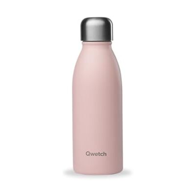 QWETCH 500 ml roestvrijstalen fles voor volwassenen, uniseks, roze (roze), één maat QWETCH 500 ml roestvrijstalen fles voor volwassenen, uniseks, roze (roze), één maat