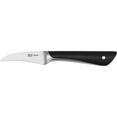 Tefal Jamie Oliver by K26716 schilmes 7 cm hoge snijprestaties onderscheidend design robuuste en duurzame messen roestvrij staal/zwart Tefal Jamie Oliver by K26716 schilmes 7 cm hoge snijprestaties onderscheidend design robuuste en duurzame messen roestvrij staal/zwart