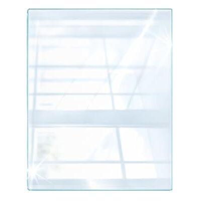 DarHaus Glazen fornuisafdekplaat, 50 x 52 cm, voor elektrische fornuizen of inductiekookplaten, spatbescherming, decoratieve snijplank, transparant DarHaus Glazen fornuisafdekplaat, 50 x 52 cm, voor elektrische fornuizen of inductiekookplaten, spatbescherming, decoratieve snijplank, transparant